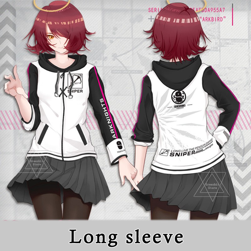 Áo khoác hoodie tay dài hóa trang nhân vật hoạt hình Arknights EXUSIAI mới | BigBuy360 - bigbuy360.vn