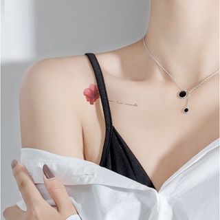 [Đọc kỹ mô tả] Hình dán tạm thời hoa chữ rc129.Xăm dán tatoo mini size <10x6cm, không chống nước
