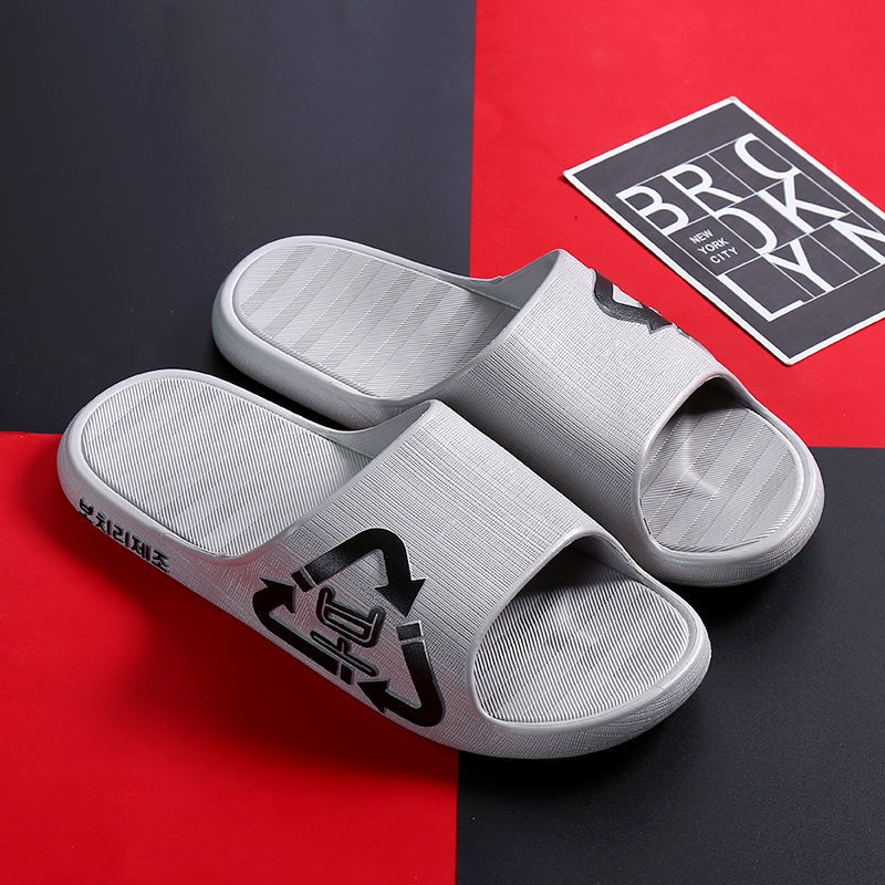 Dép Quai Ngang Đi Trong Nhà Đế Dày Chống Trượt Thời Trang Mùa Hè Mới Cho Nam