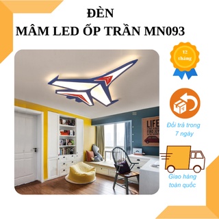 Đèn ốp trần trang trí phòng ngủ hình máy bay cho bé trai MN093, đèn LED ốp trần phòng bé, BH12 tháng