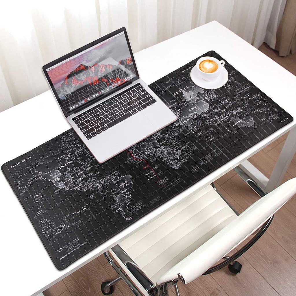 Lót chuột + bàn di chuột khổ lớn 120x60cm hình bản đồ