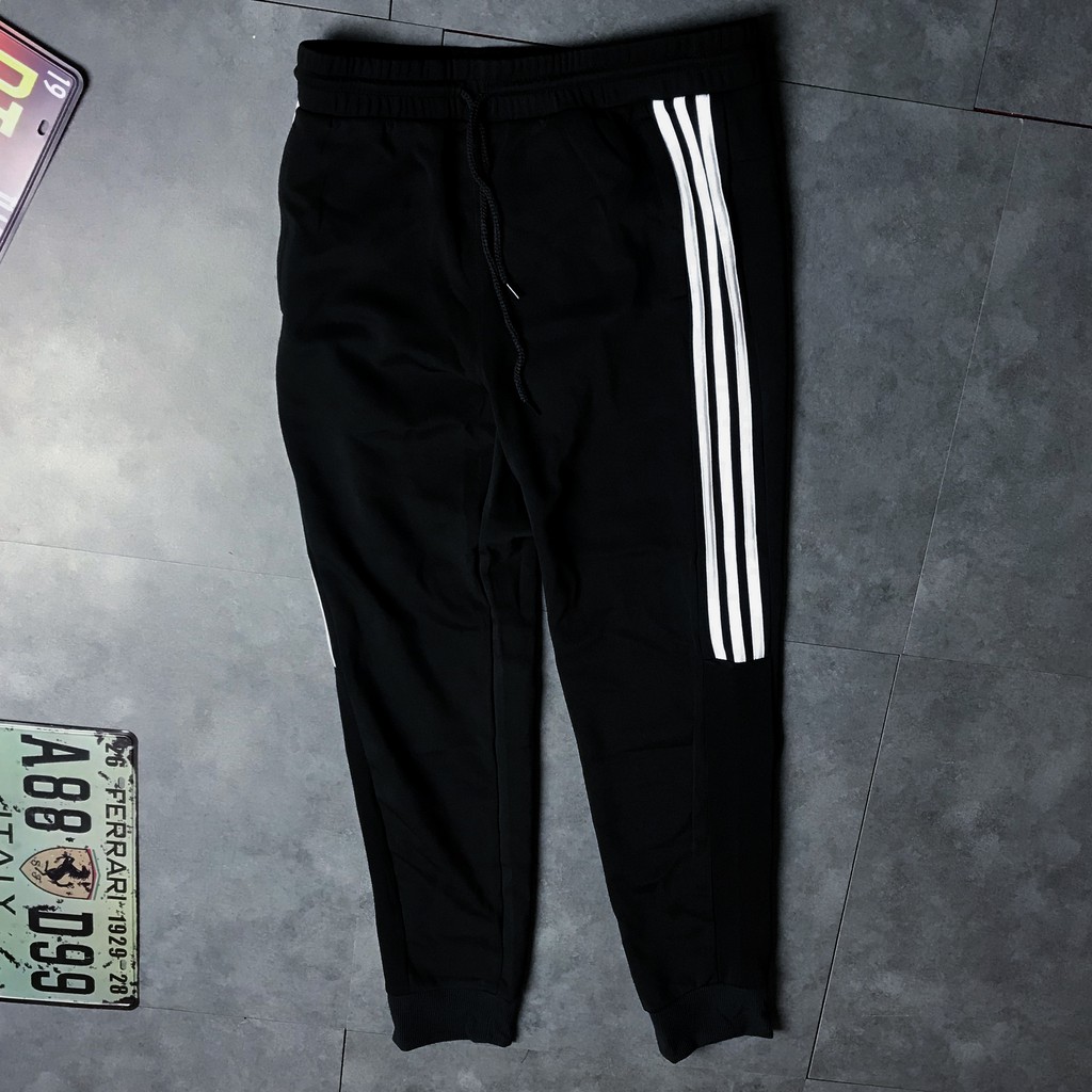 Quần Jogger Nam 3 Sọc Lửng Ống Bo Chun Phong Cách Thể Thao | BigBuy360 - bigbuy360.vn
