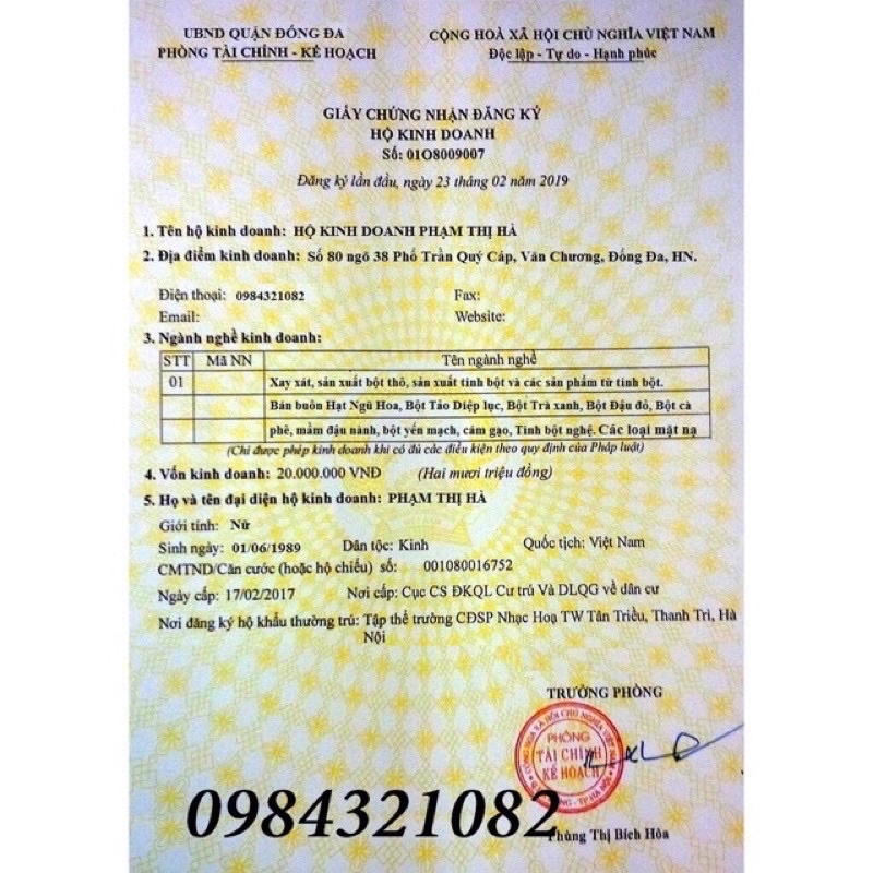 Hạt Đình Lịch ( mặt nạ ngũ hoa hạt nhỏ gói 1kg)