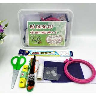 BỘ KĨ THUẬT MAY THÊU ĐƠN GIẢN LỚP 4, 5, 6