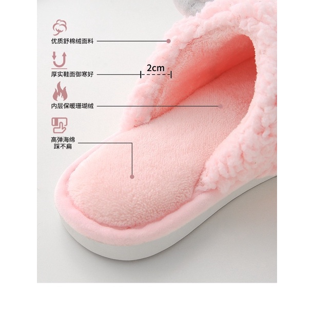 Dép lông mang trong nhà