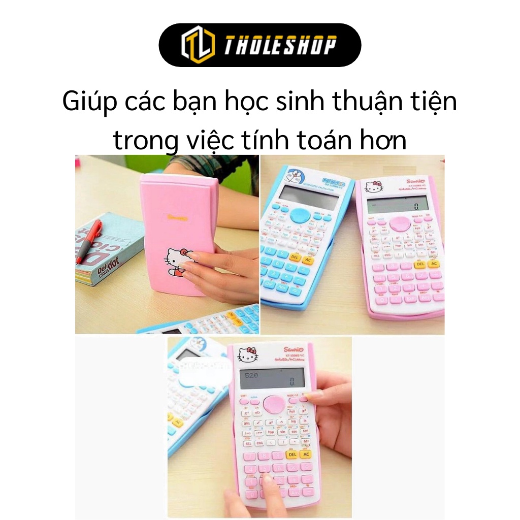 Máy Tính Casio - Máy Tính Học Sinh Cầm Tay Hình Doremon Và Hello Kitty Đáng Yêu 8163