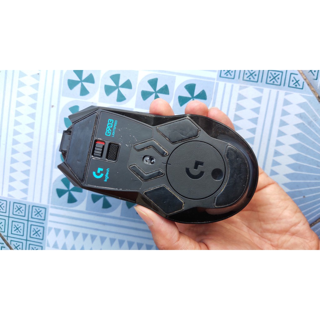 Chuột chơi game Logitech G903 Hero Lightspeed Wireless Gaming Black 2nd Full  phụ kiện