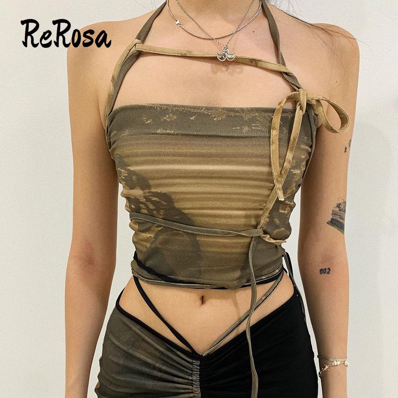 Áo Tank Top Hai Dây Họa Tiết Rằn Ri Thời Trang Cho Nữ