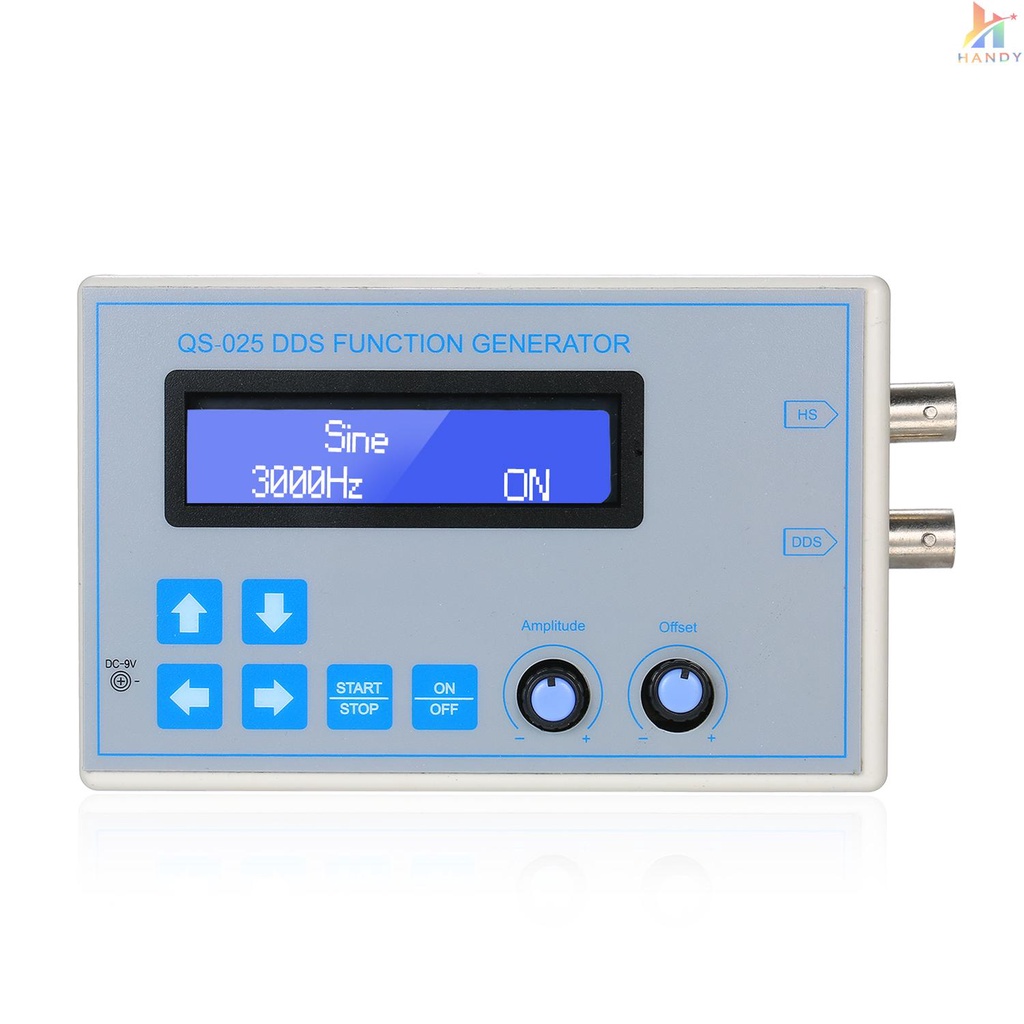 Máy Phát Tín Hiệu Dds Màn Hình LCD Tần Số Thấp DC9V 1Hz-65534Hz