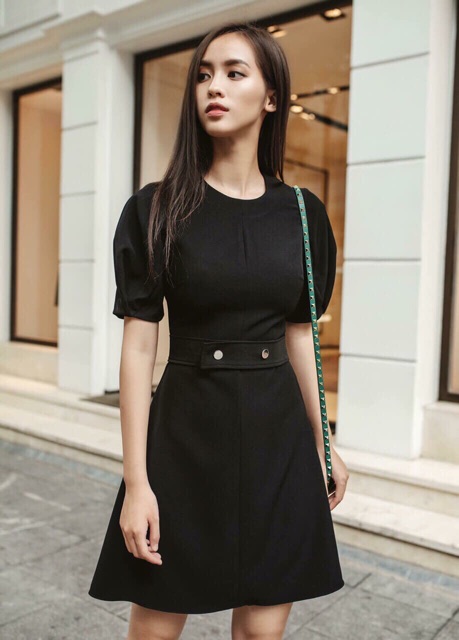 Váy đen đỏ chất đẹp