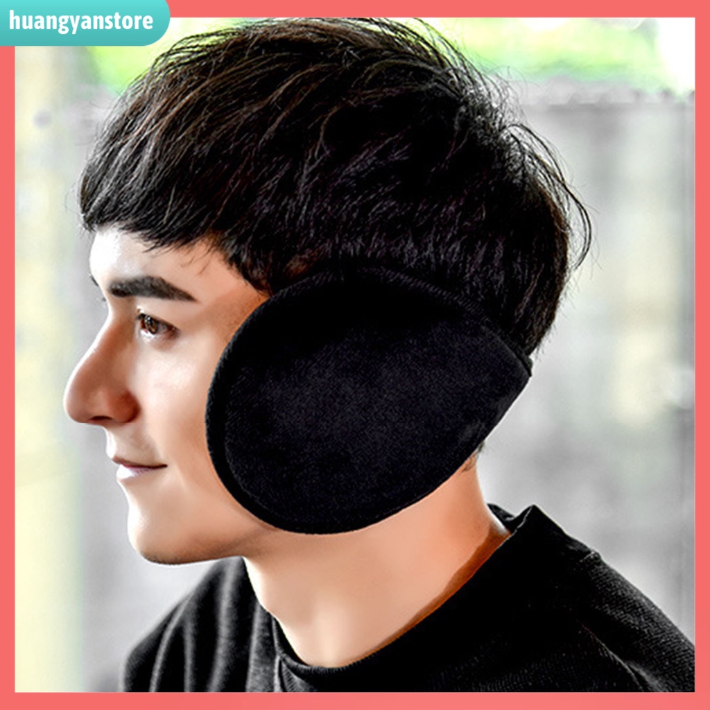 HY| Bông chụp tai giữ ấm linh hoạt cho nam tùy chọn màu sắc