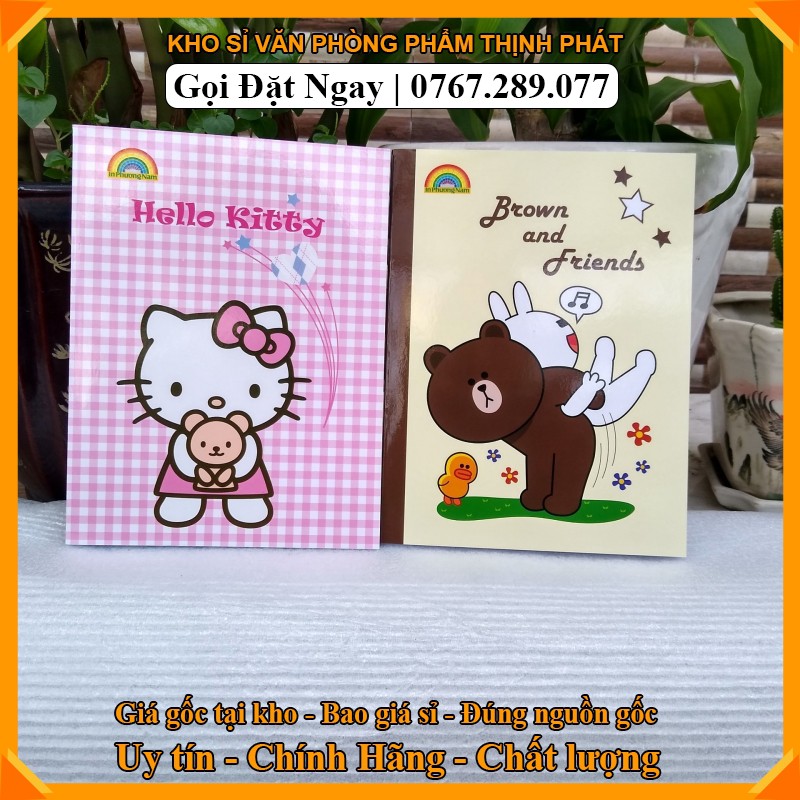 Tập, vở học sinh 96 trang 4oly giấy dày không lem PHƯƠNG NAM