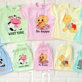 Set 5 bộ quần đùi cho bé