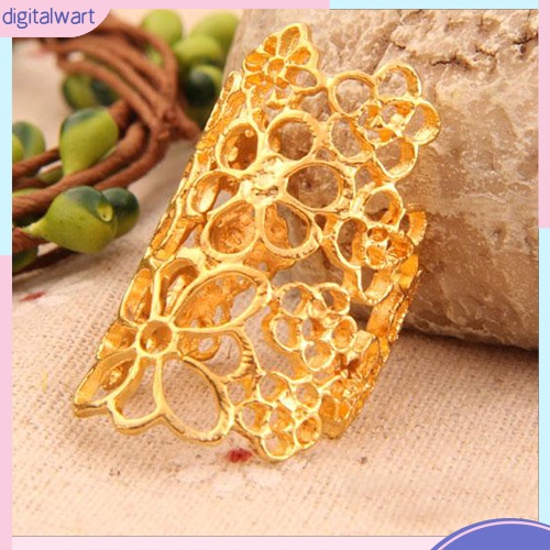 Nhẫn hợp kim hoa văn hoa kiểu rỗng xinh xắn cho nữ