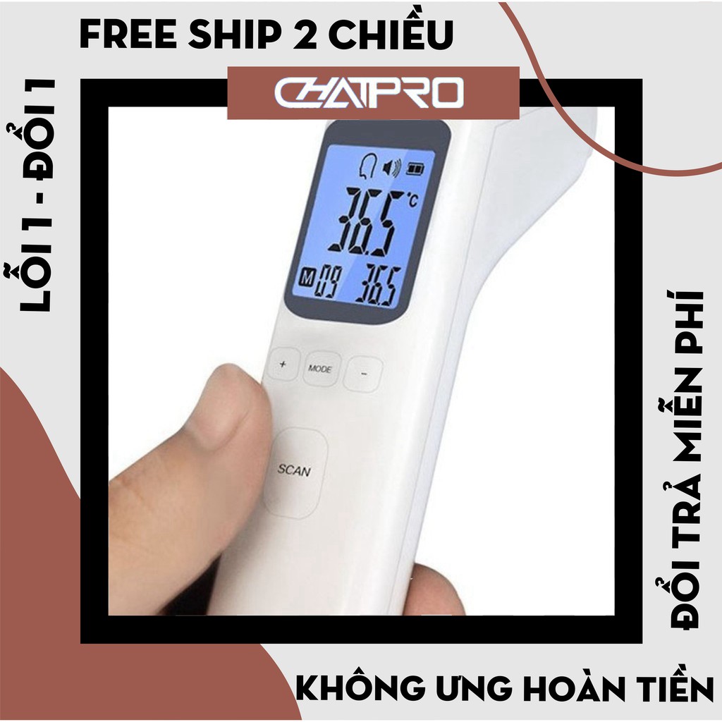 Nhiệt kế điện tử hồng ngoại cảm ứng đo trán đa năng CKT-1502, CK-T1803