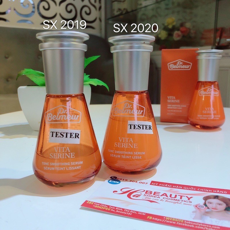 Serum dưỡng trắng da chống lão hóa dưỡng ẩm nám làm sáng da vitamin C The Face Shop Dr Belmeur Vita Serine Serum 45ml