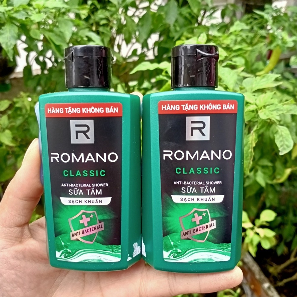 (Chai 60g) 5 Chai Tắm hoặc gội romano 60g Nhiều mẫu - Hàng tặng