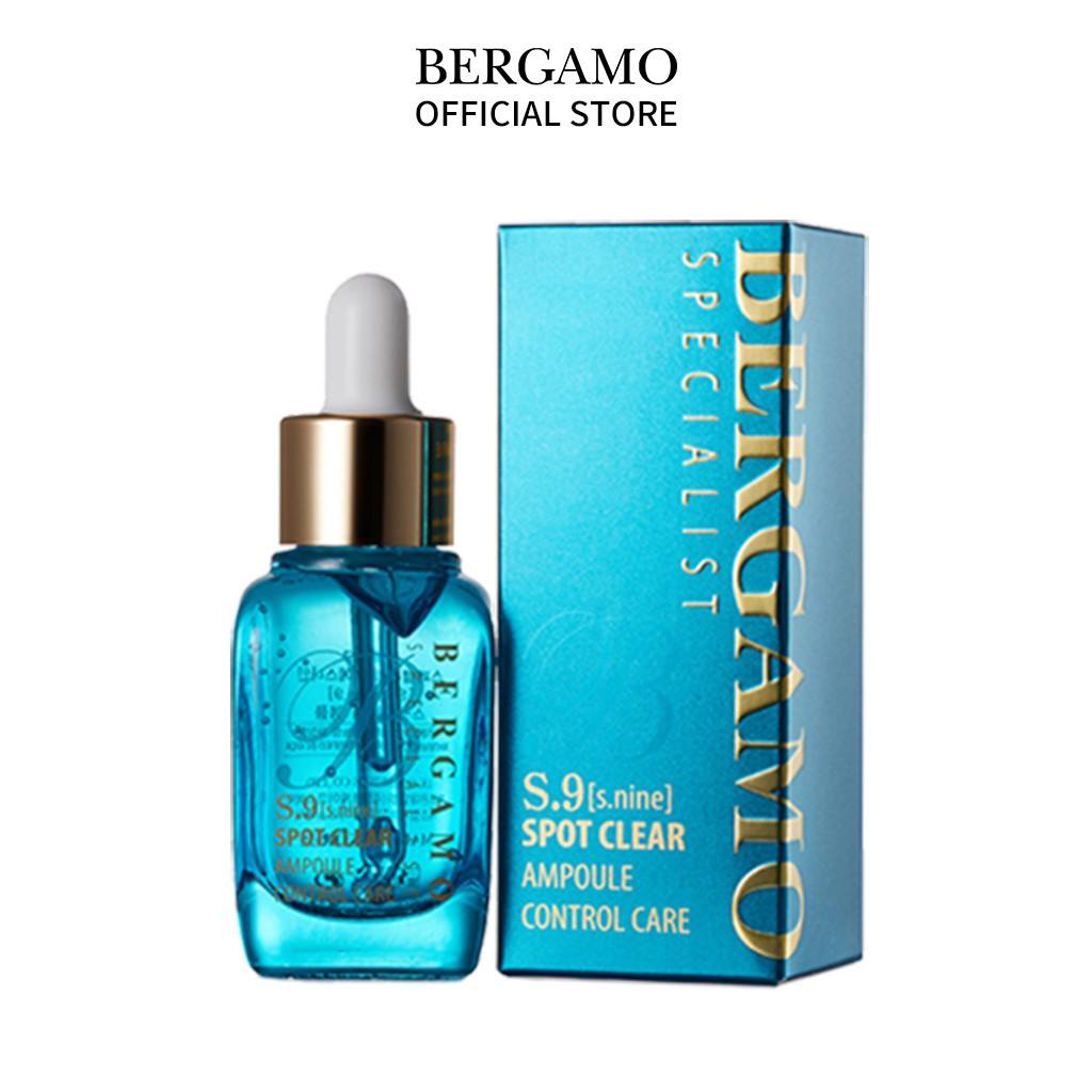 Ampoule Bergamo S9 Loại Bỏ Đốm Đen Cho Làn Da Trong Suốt 30ml