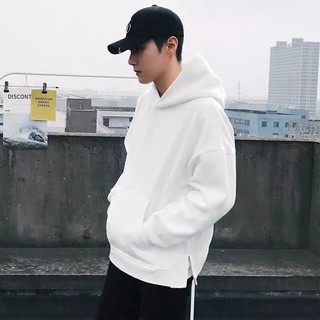 HOODIE NỈ TRẮNG TRƠN