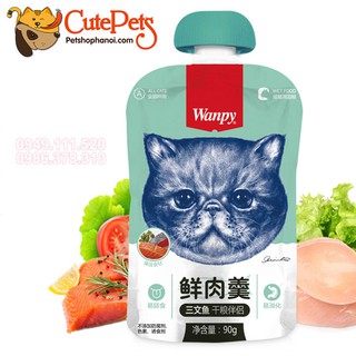 Súp thưởng Wanpy 90g dành cho mèo - Cutepets