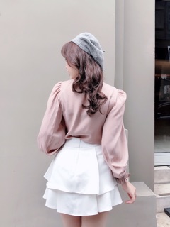 Áo cổ chun cúc ngọc A612 KYMIE