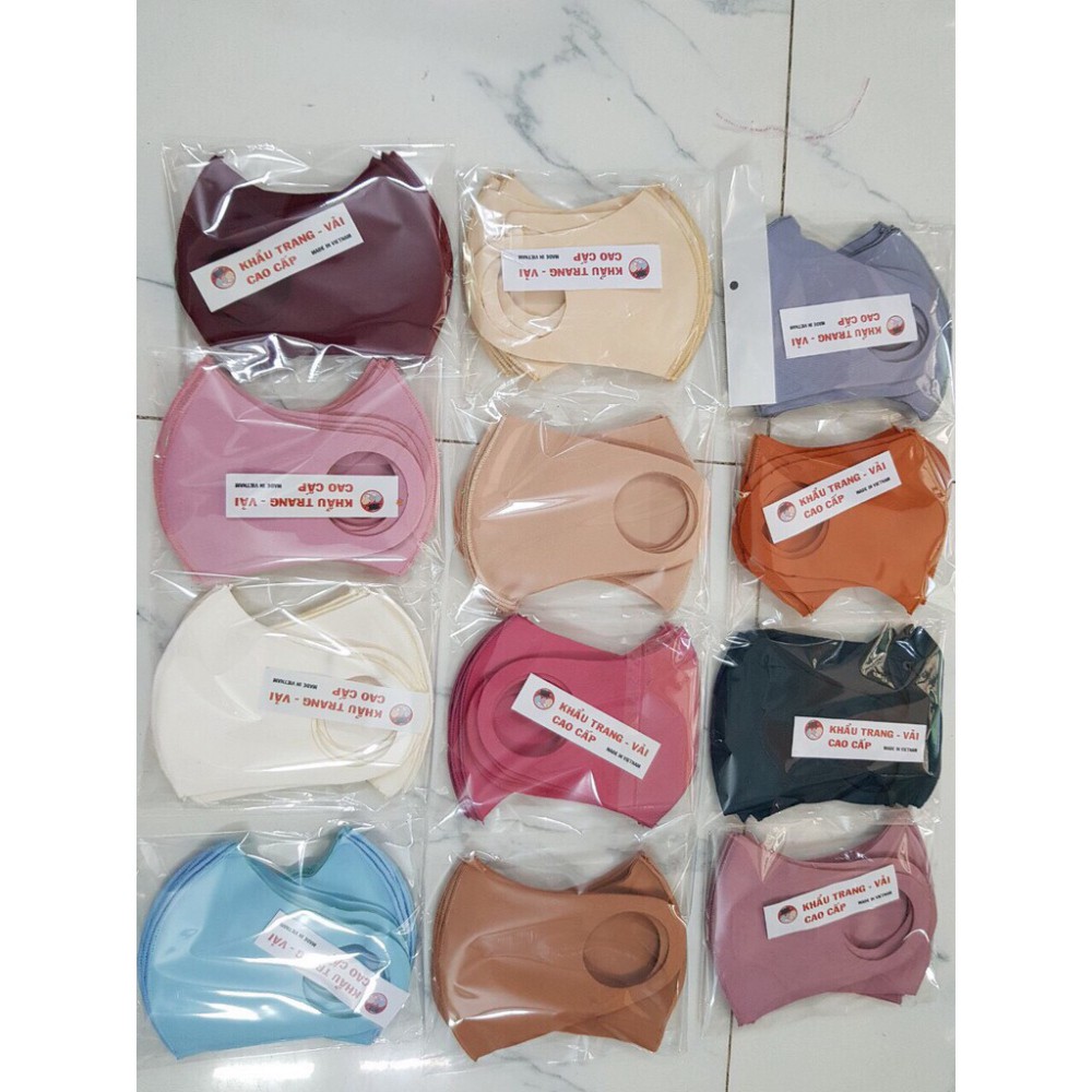 Khẩu Trang Vải Su KTV03 🌸[FREESHIP] dày dặn nhiều lớp | BigBuy360 - bigbuy360.vn