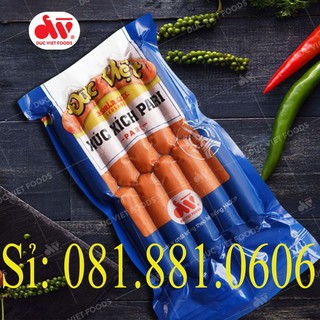 [Mã SKAMLTSM9 giảm 10% đơn 99K] Xúc xích Pari - Đức Việt. Gói 10 cây / 500g, Date mới nhất