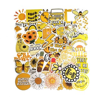 Set 50 sticker 4ever Yellow