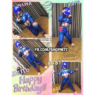 Bộ đồ Đội Trưởng Mỹ - Captain America cơ bắp
