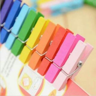 Kẹp gỗ nhiều màu