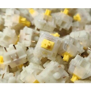 Combo 5/10/15 Công tắc phím cơ - Switch Gateron Milky Yellow Pro - Hàng NK Chính Hãng
