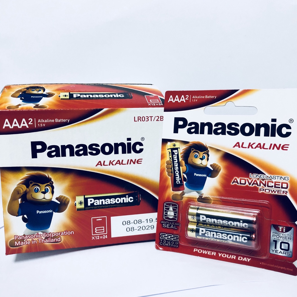 VỈ 2 PIN AAA ALKALINE PANASONIC