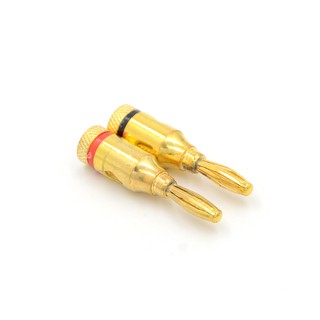 1Jack loa - Jack bắp chuối zắc vàng - 1 jack loa xịn bảo hành 3 tháng lỗi đổi mới