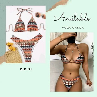 Set bikini hoạ tiết năng động xinh xắn