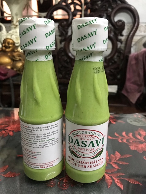 Muối ớt xanh chấm hải sản Dasavi 260g