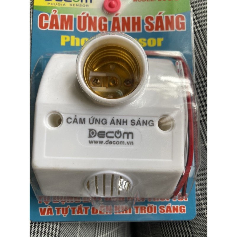 Đuôi đèn cảm ứng ánh sáng Dcome