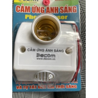 Đuôi đèn cảm ứng ánh sáng Dcome