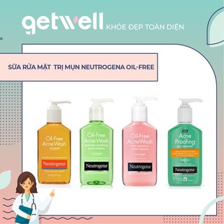 SỮA RỬA MẶT GIẢM MỤN NEUTROGENA OIL - FREE ACNE WASH  | PINK GRAPEFRUIT | REDNESS SOOTHING 177ML | 269ML