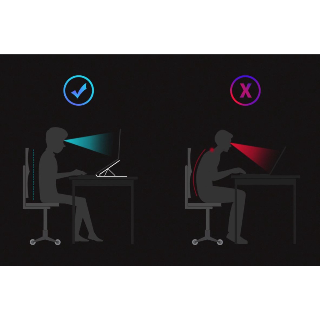 Giá Đỡ Tản Nhiệt Cho Laptop KUNBE Bằng Hợp Kim Nhôm Điều Chỉnh Góc Nghiêng Linh Động