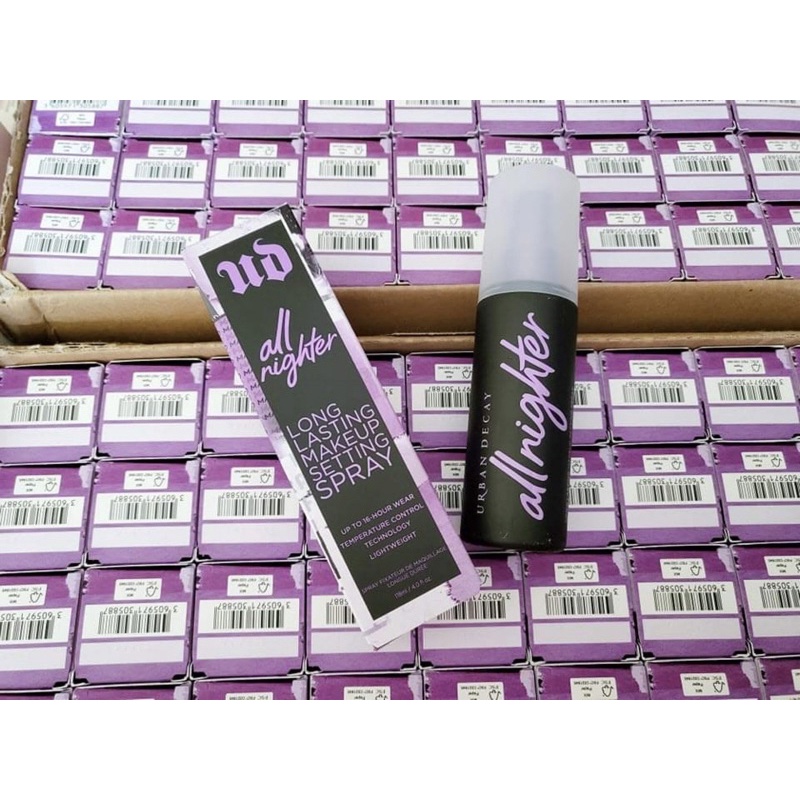 Xịt khoá nền Urban Decay All Nighter Long Lasting Makeup Setting Spray