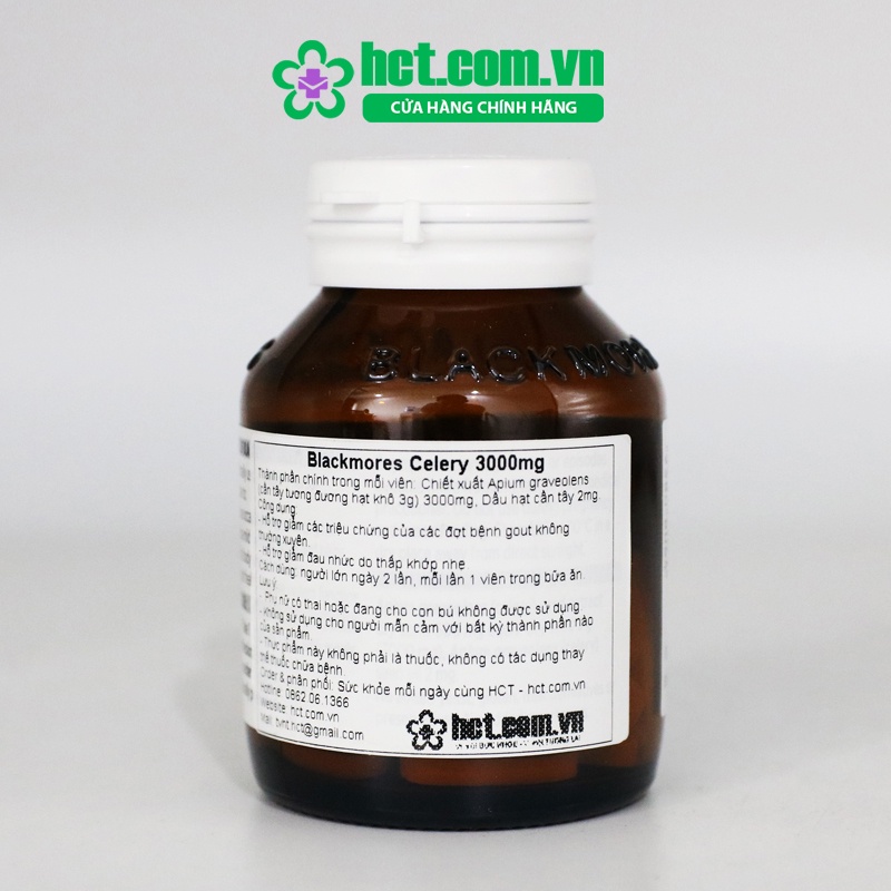Viên Uống Hỗ Trợ Bệnh Gút Blackmores Celery Gout Lọ 50 Viên