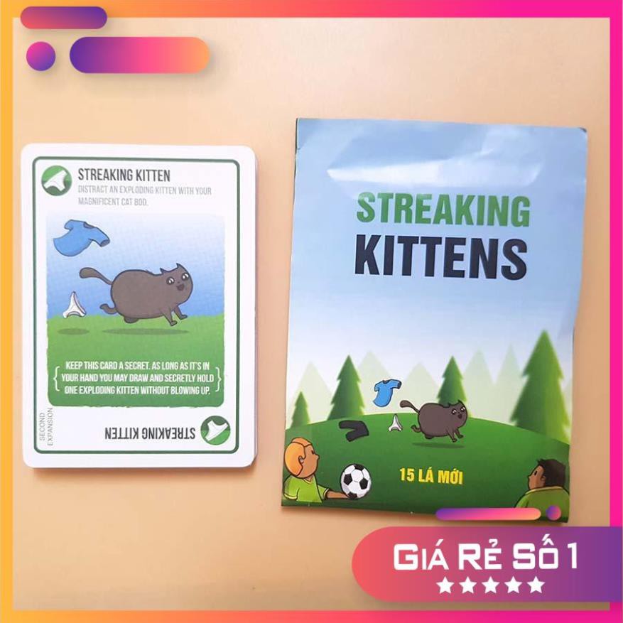 Sale lớn:  Mèo Nổ Mở Rộng Streaking Kittens - Bản Mở Rộng Số 5