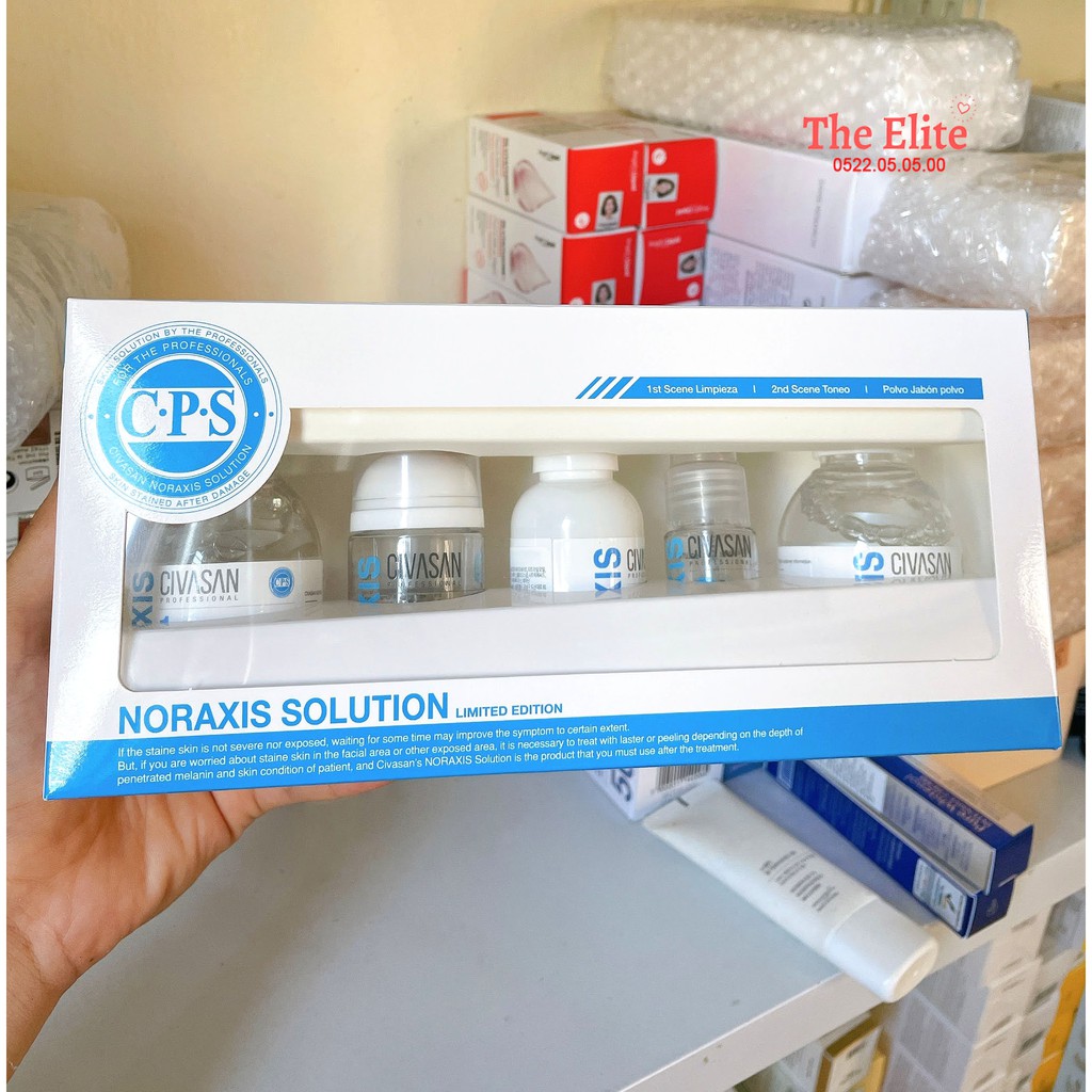 Set Civasan Noraxis Solution 3 Món Tẩy Trang - Tẩy Da Chết - Toner