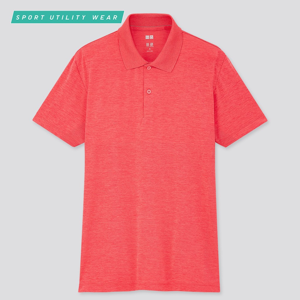 Áo phông polo thể thao nam dòng siêu nhanh khô Dry Ex của Uniqlo .