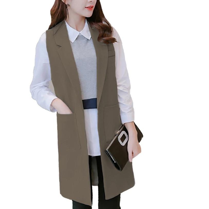 Áo Khoác Blazer Sát Nách Phong Cách Hàn Quốc Cho Người Lớn Sadako Klm01