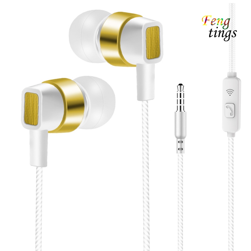 Tai Nghe Nhét Tai Siêu Trầm Đầu Cắm 3.5mm Có Micro Tiện Dụng