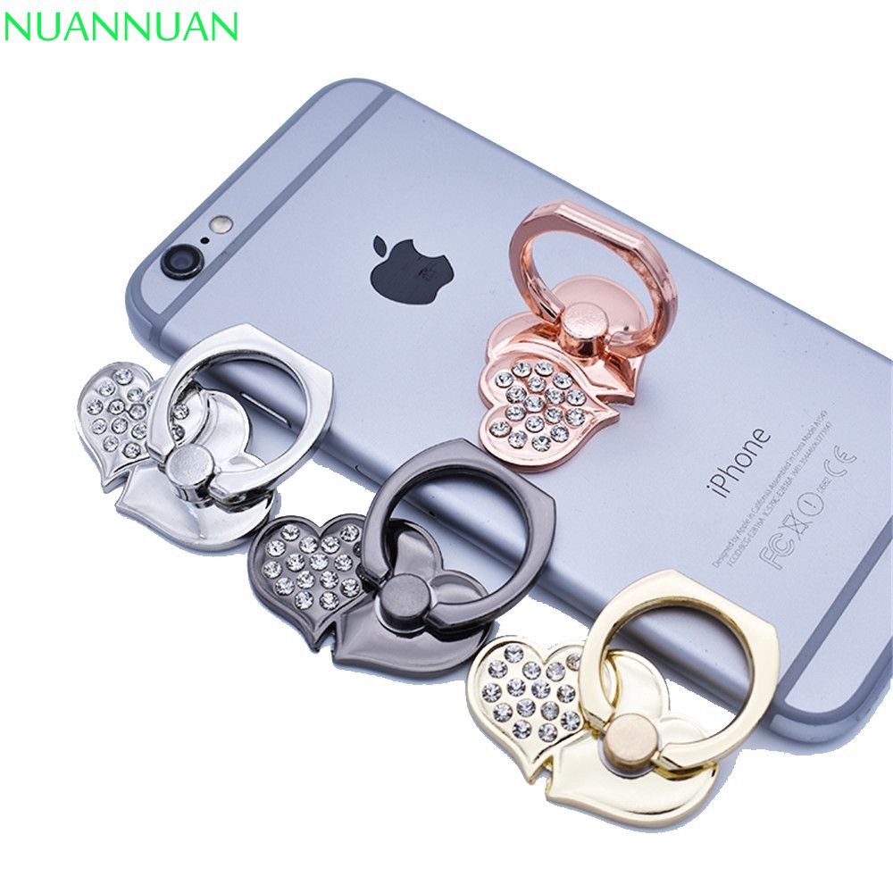 Giá đỡ điện thoại dạng nhẫn hình trái tim
