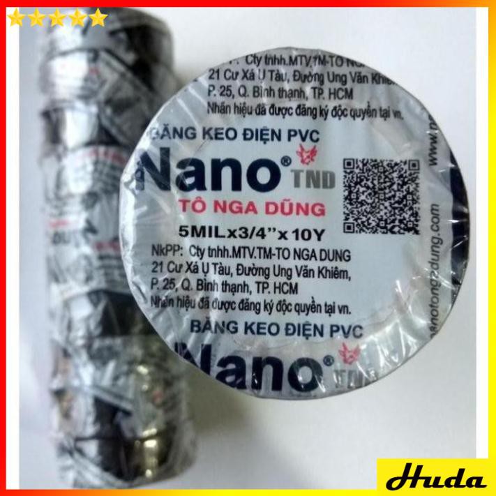 2 cuộn băng keo điện PVC 10y Nano - PVC10yNano  DSG