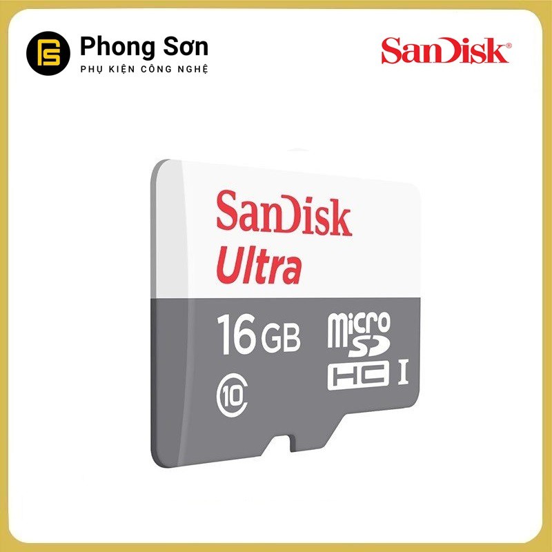 Thẻ nhớ Micro SDHC 16GB Ultra 533x 80mb/s Sandisk | BigBuy360 - bigbuy360.vn