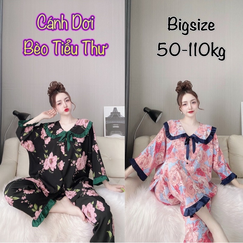 (Hot) Đồ Bộ Lụa phối Cao cấp Bigsize 50-110kg - đa dạng mẫu mã, chất đẹp | WebRaoVat - webraovat.net.vn